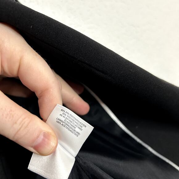 Ann Klein Lion Label Single Button Blazer Black Womens Size 8 - Picture 7 of 7